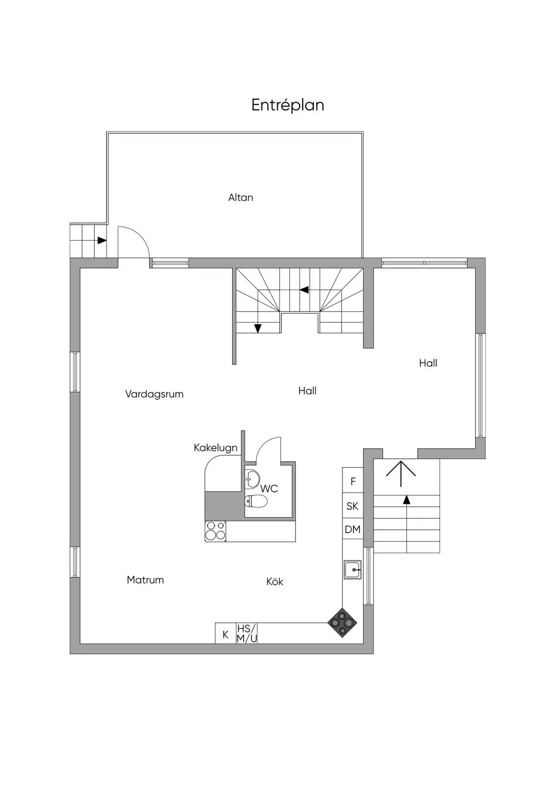 Floor plan for Pärlfiskarvägen 24