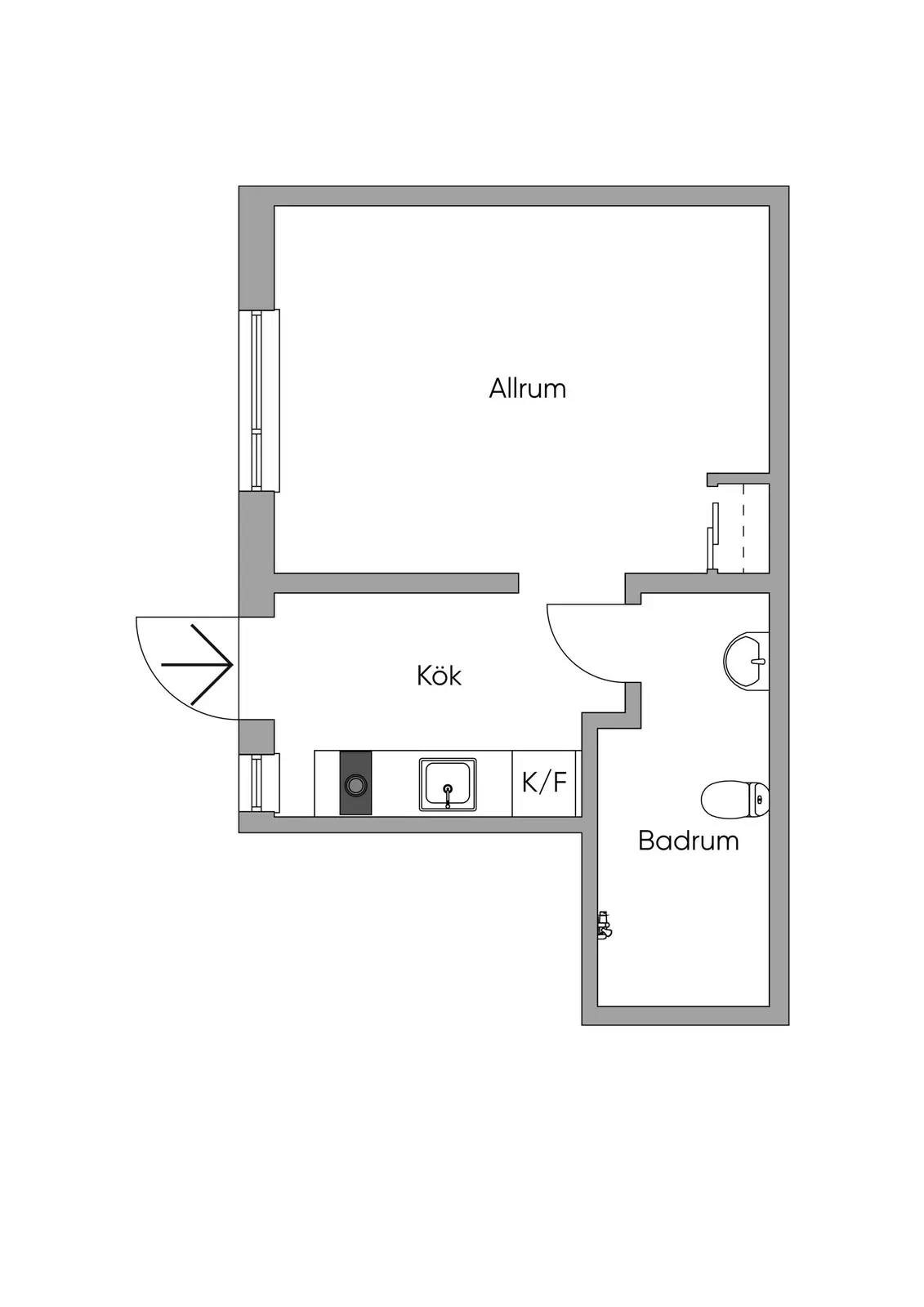 Floor plan for Vårbergsvägen 189a
