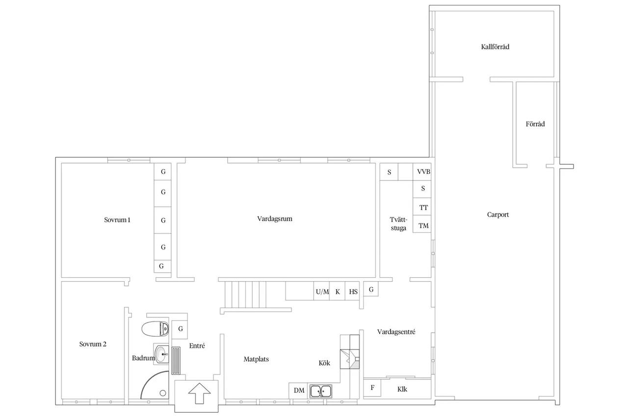 Floor plan for Spektrumsgatan 74