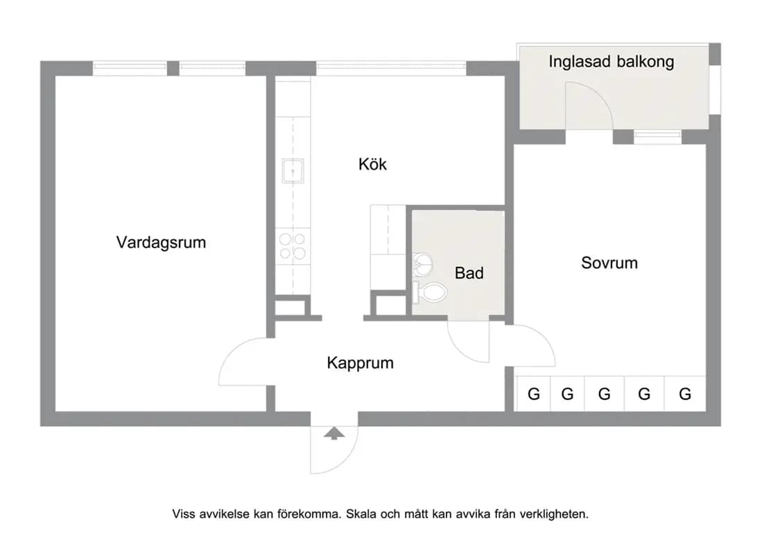 Floor plan for Balladgatan 33