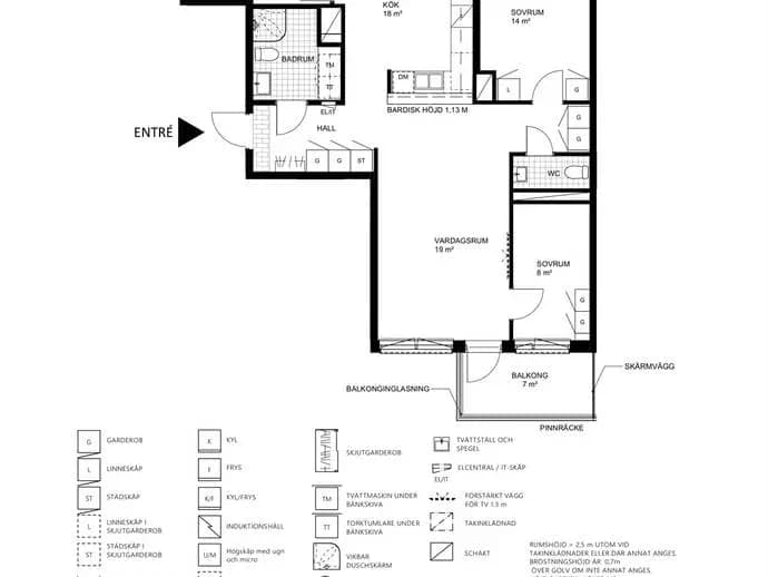 Floor plan for Boulevarden 11