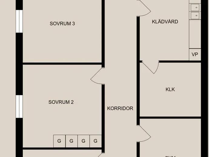 Floor plan for Vrinnevi Smedstorp 3