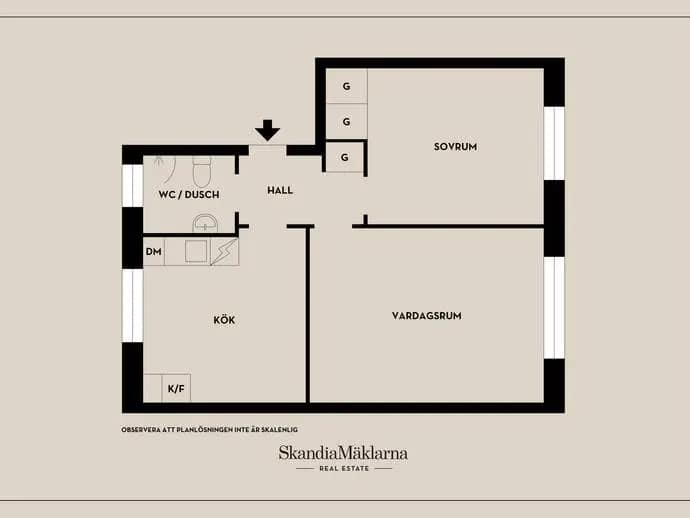 Floor plan for Broderivägen 25