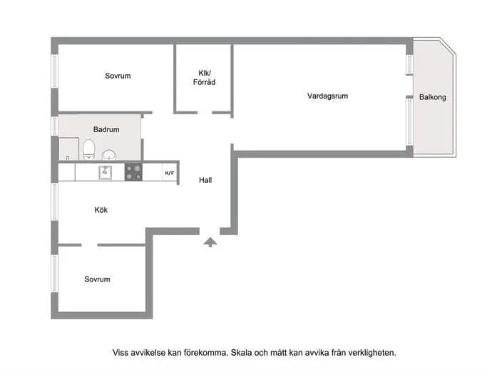 Floor plan for Duvkullavägen 40 B