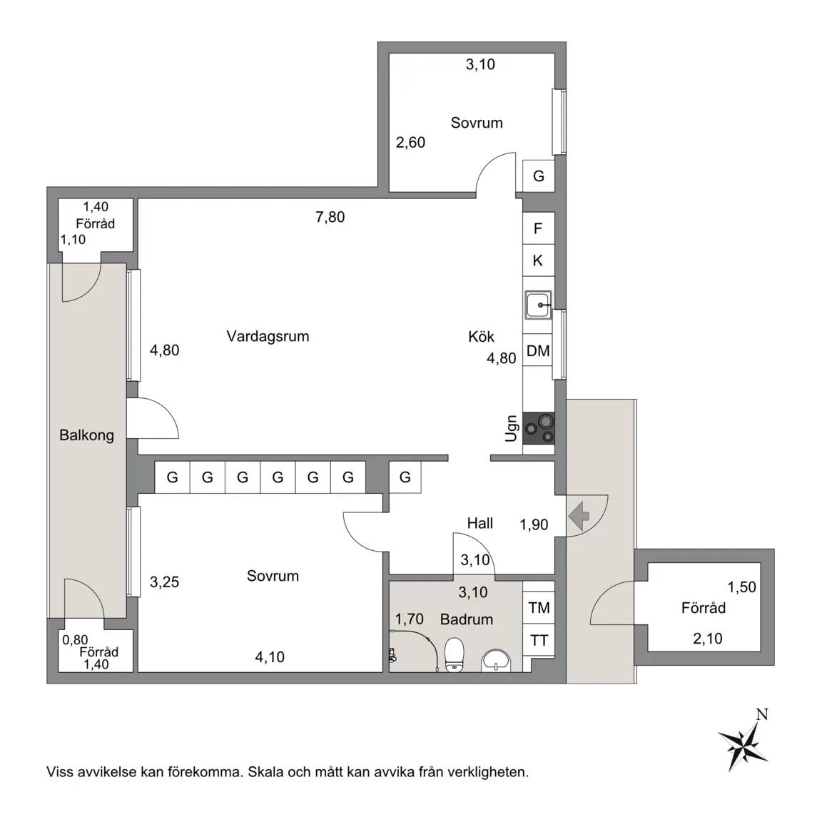Planritning för Askvägen 40