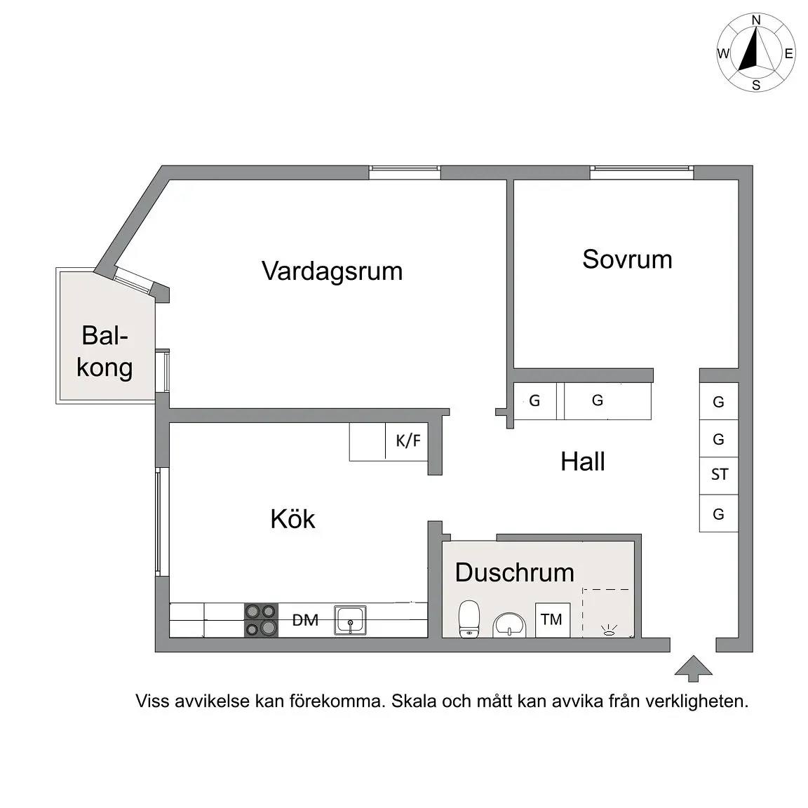 Planritning för Månstorpsvägen 20