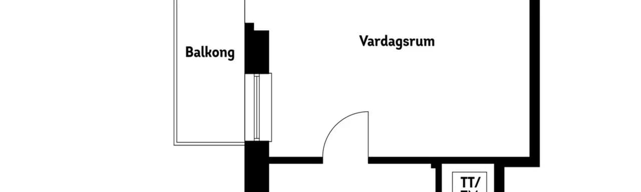 Planritning för STAGNELIUSVÄGEN 43
