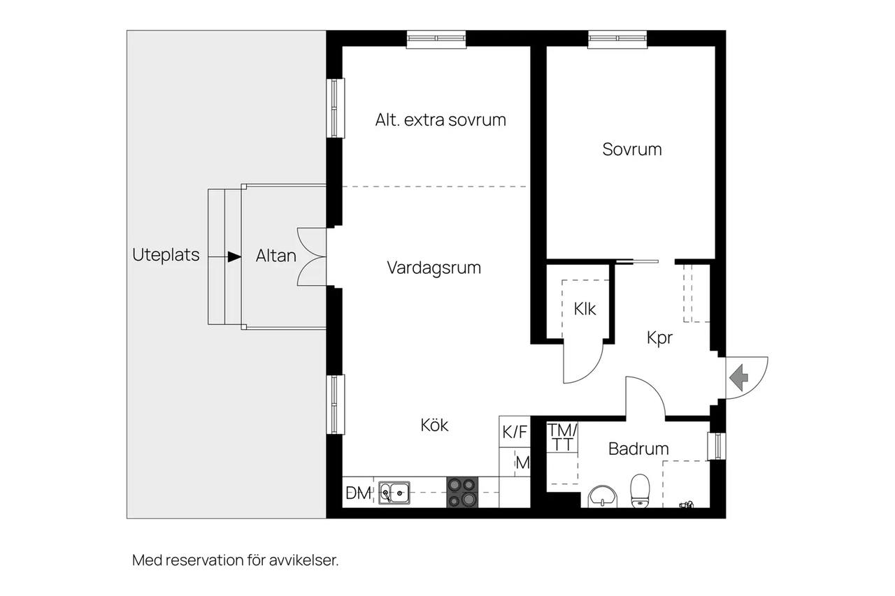 Planritning för Lärlingsgatan 8b