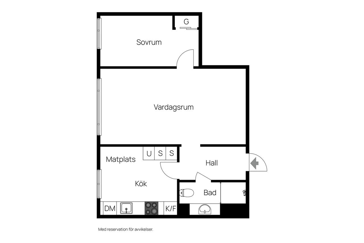 Floor plan for Planteringsvägen 54