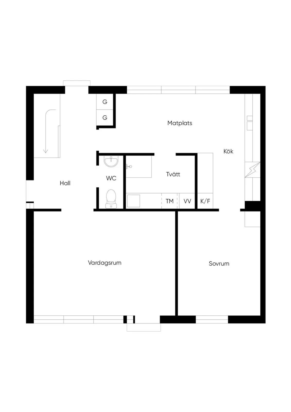 Floor plan for Yttre lötsvängen 48