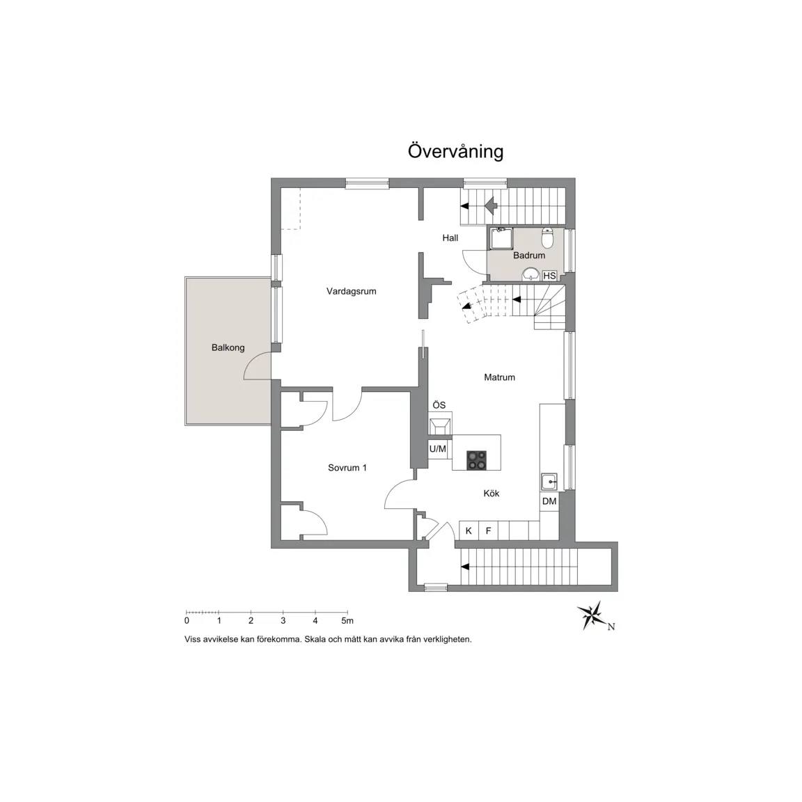 Floor plan for Valhallavägen 20