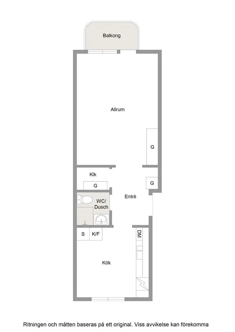 Planritning för Valbogatan 31B