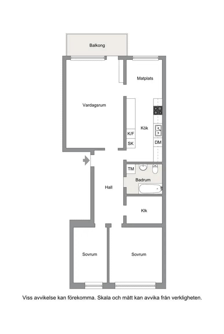 Floor plan for Pilvägen 84