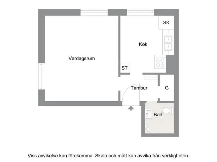 Floor plan for Uddeholmsgatan 23