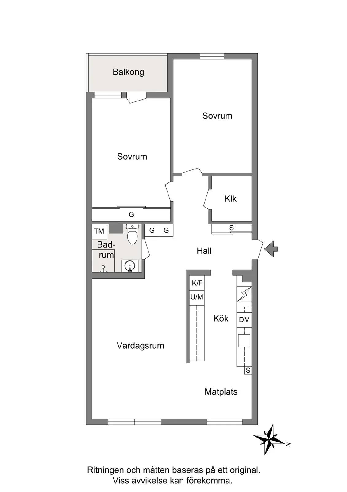 Planritning för Skepparegatan 40