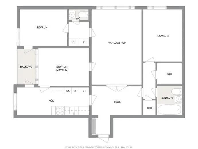Floor plan for Arklimästaregatan 24 lgh 1201