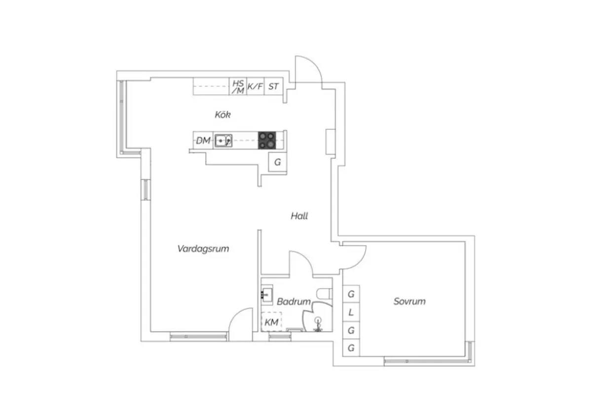 Floor plan for Bangatan 32