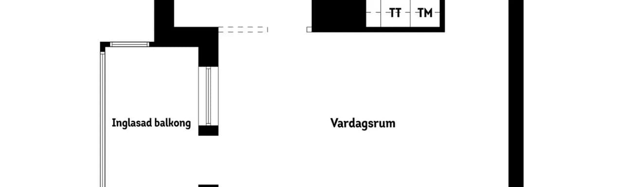 Floor plan for Trollhättevägen 16B