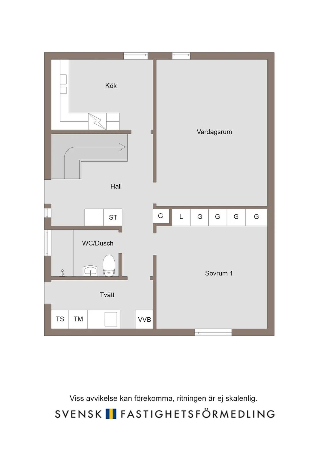 Floor plan for Grenadjärvägen 17A