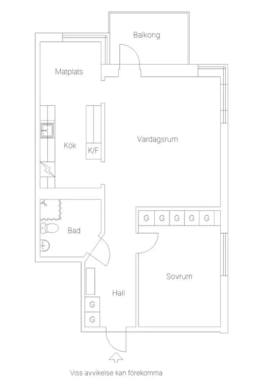 Planritning för Ottfjällsvägen 54