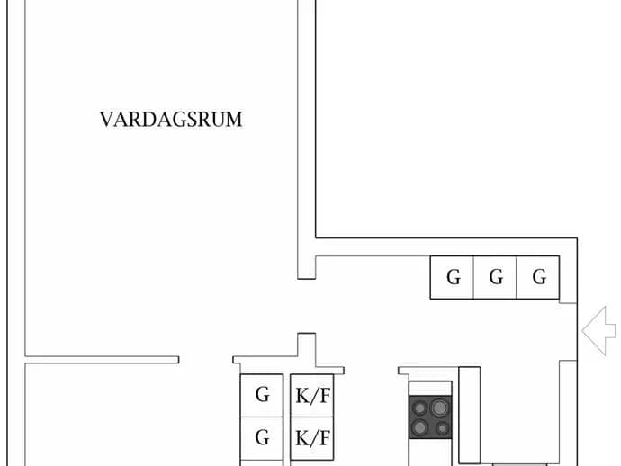 Planritning för Frihetsvägen 21