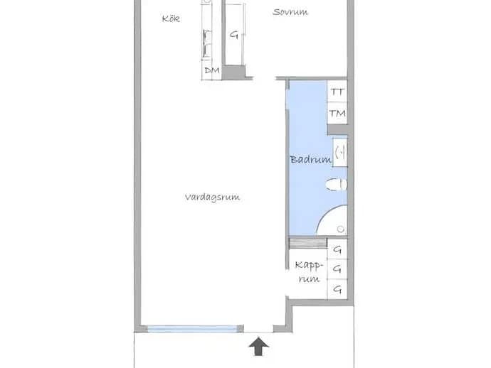 Floor plan for Söderby Torgs Allé 14