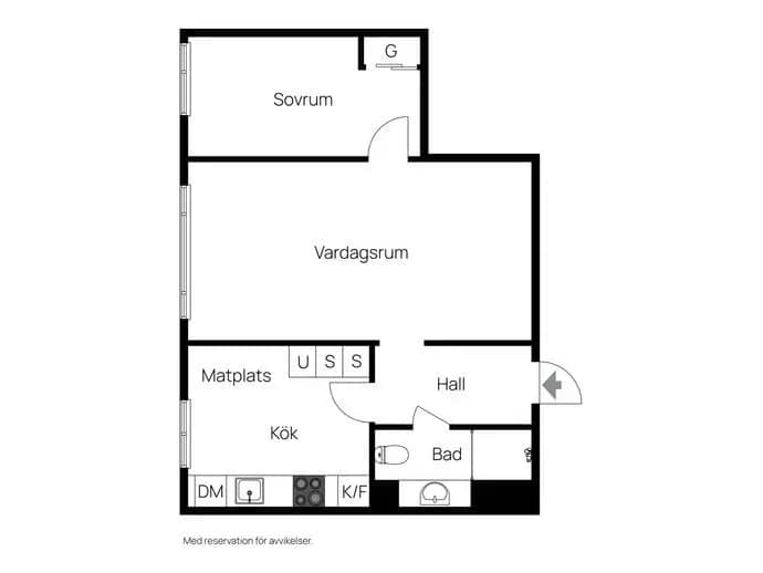 Planritning för Planteringsvägen 54
