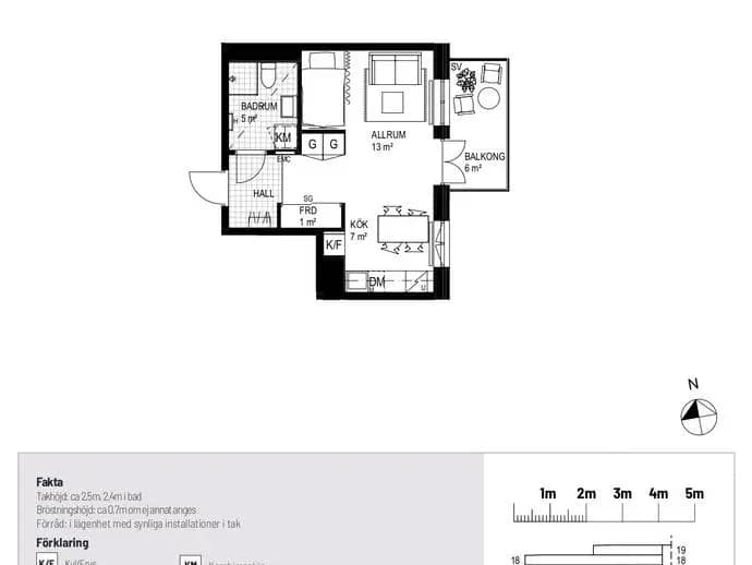 Floor plan for Skådemyntsgatan 8