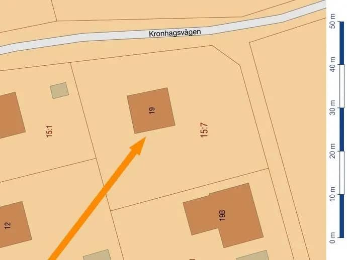 Planritning för Kronhagsvägen 19
