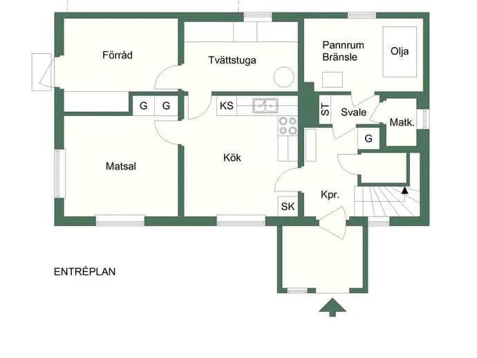 Planritning för Ivar blås väg 183
