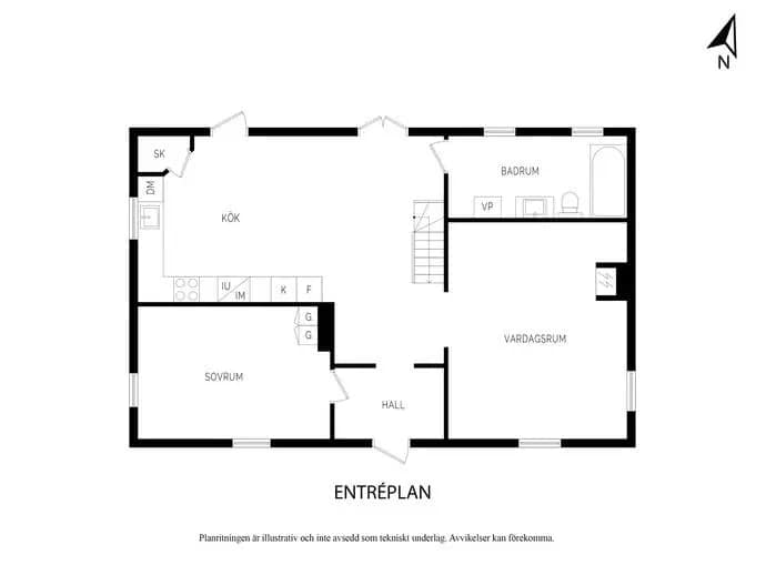 Planritning för Lummelunda Kinner 182