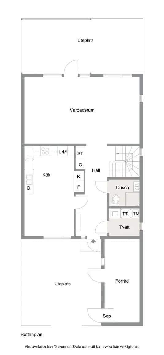 Floor plan for Folksångsgatan 9