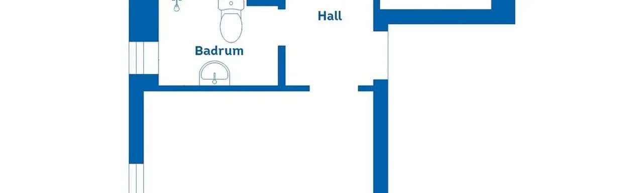 Floor plan for Tomtegatan 19B