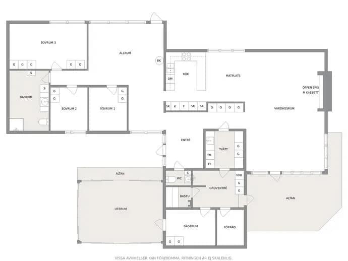 Floor plan for Sjöstigen 4