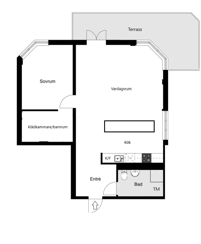 Floor plan for Lavettvägen 41