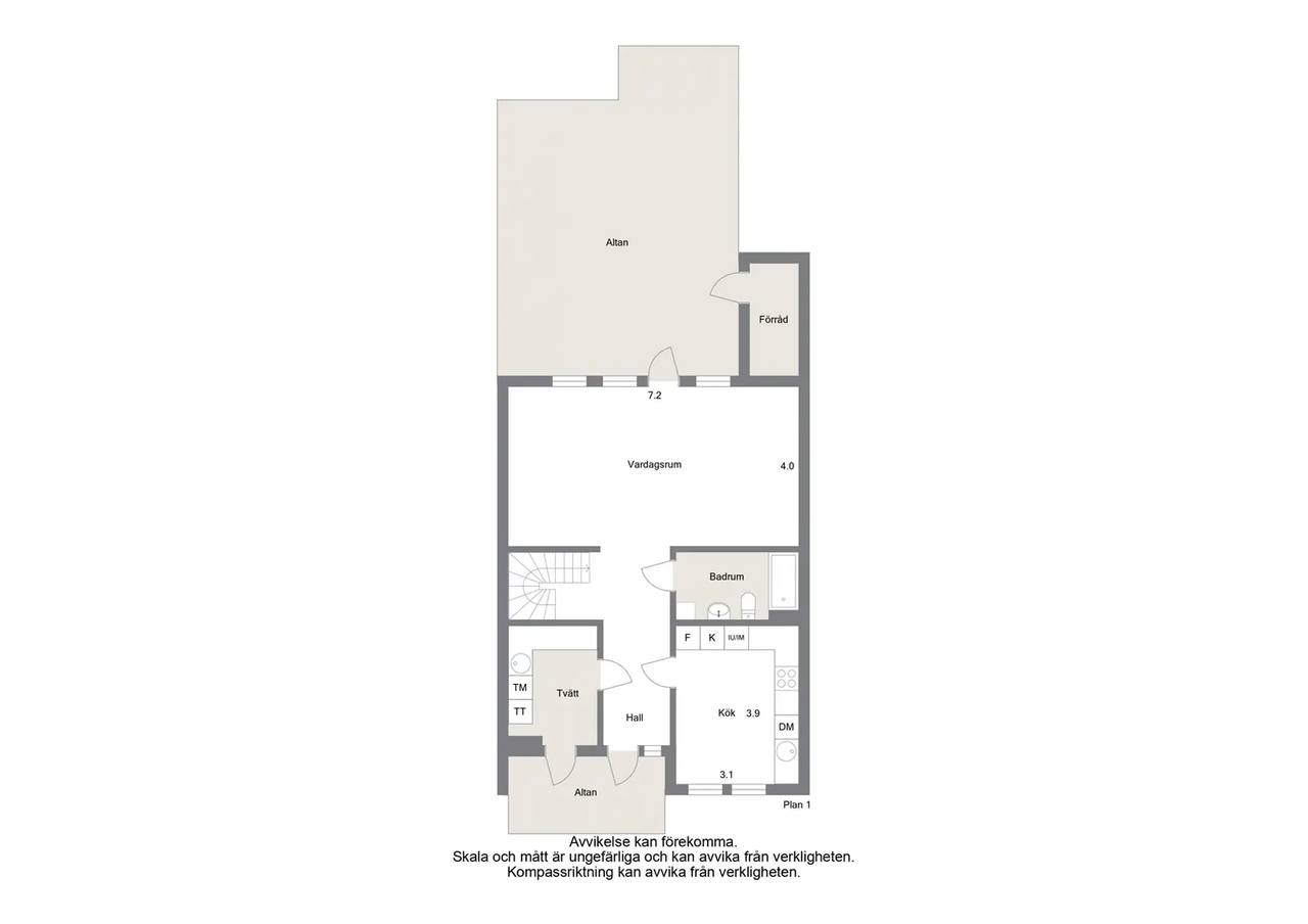 Floor plan for Trollstigen 35