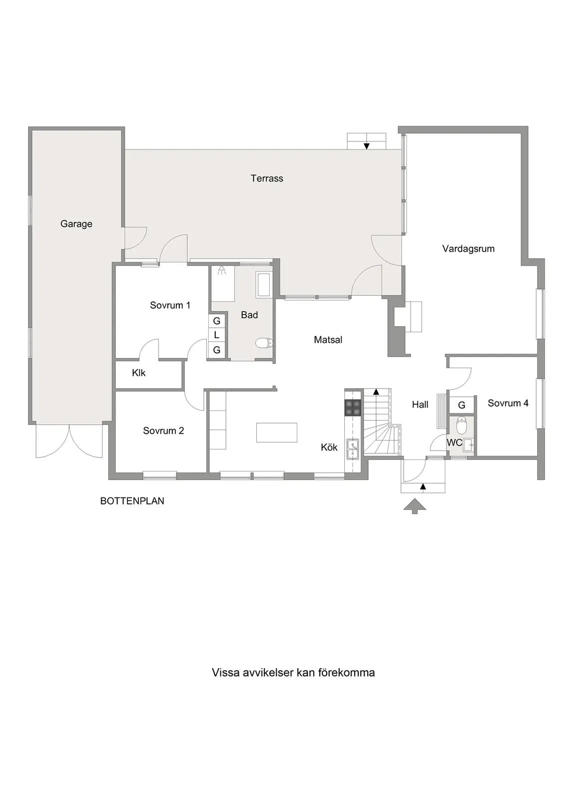 Planritning för Jesper Svedbergsvägen 17