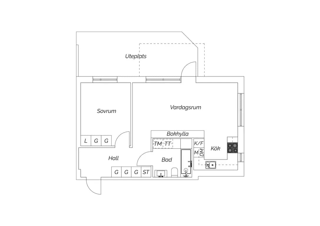 Floor plan for Brotorps allé 6