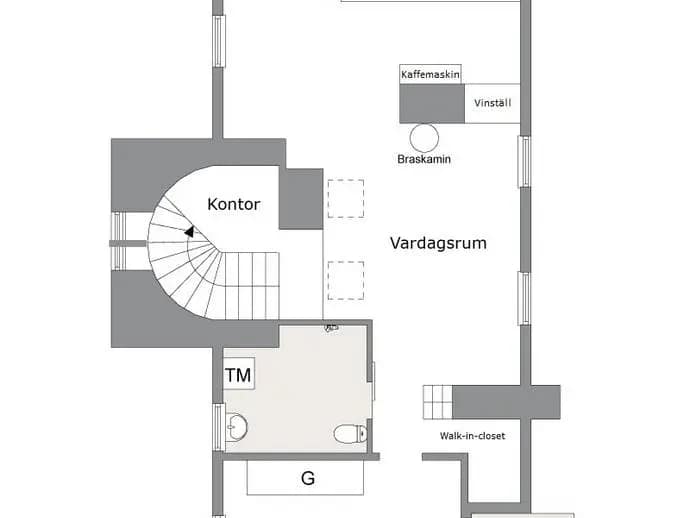 Floor plan for Hagagatan 50A, 4tr