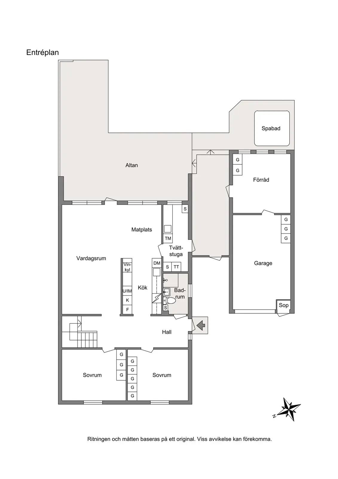 Planritning för Ånestadsgatan 201
