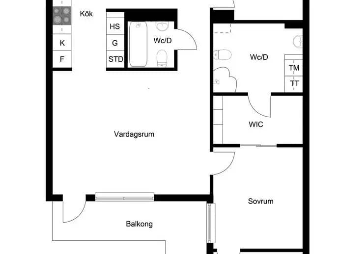 Floor plan for Videvägen 78
