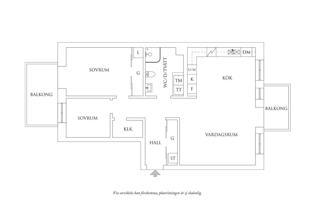 Planritning för Brottkärrsvägen 7