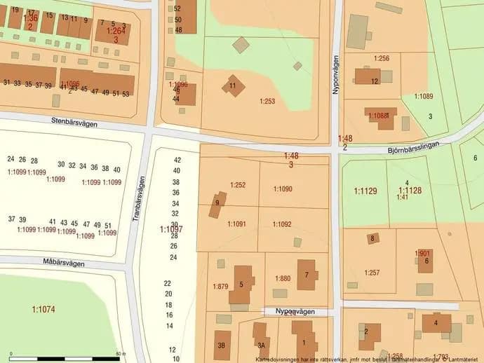 Floor plan for Nyponvägen