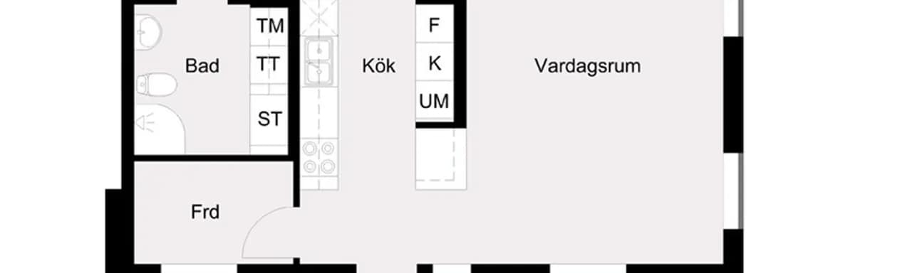 Floor plan for Folketshusvägen 7