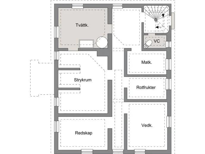 Floor plan for Jakobsbergsgatan 21