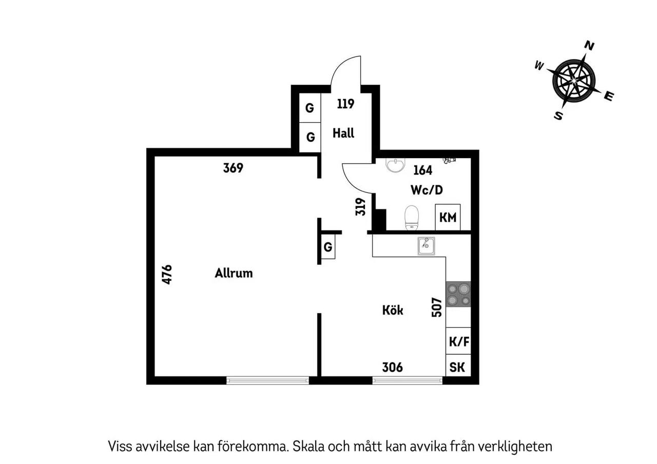 Floor plan for Filipstadsbacken 66, 3tr
