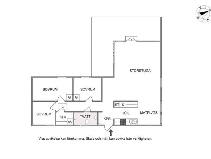 Floor plan for Ekorrestigen 5