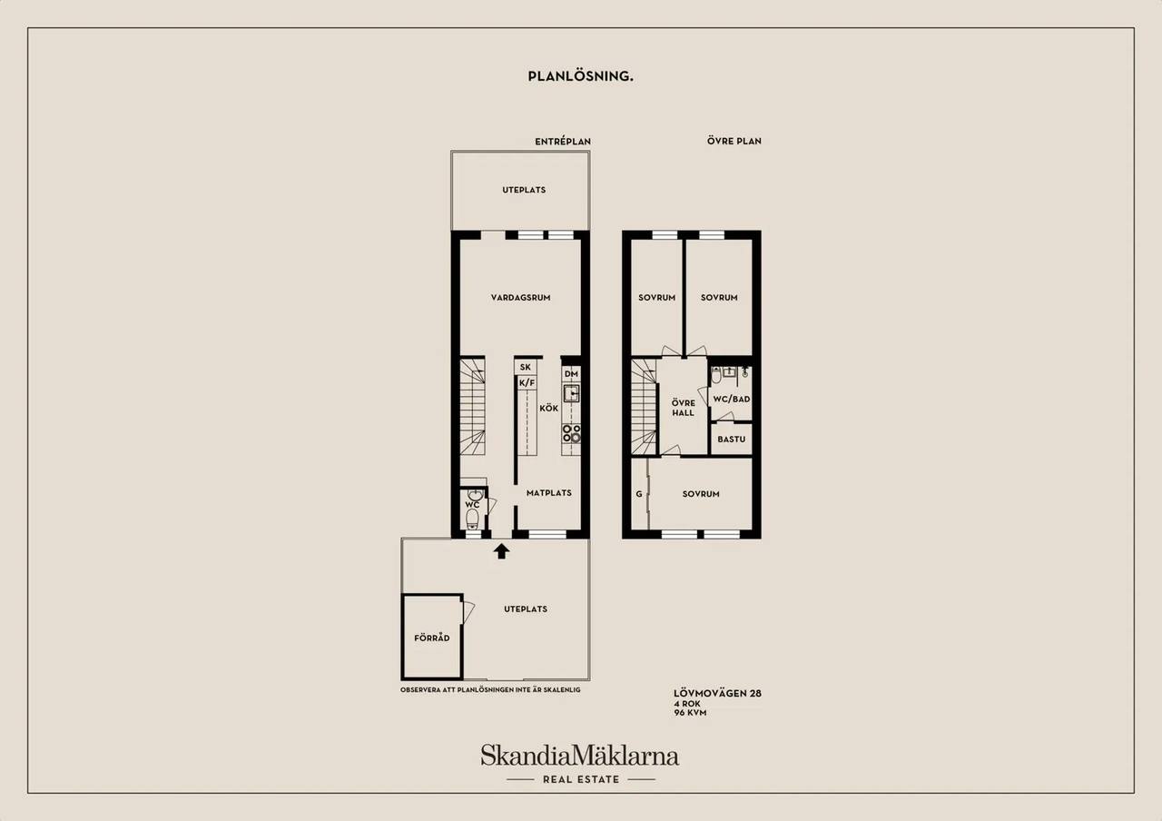 Planritning för Lövmovägen 28