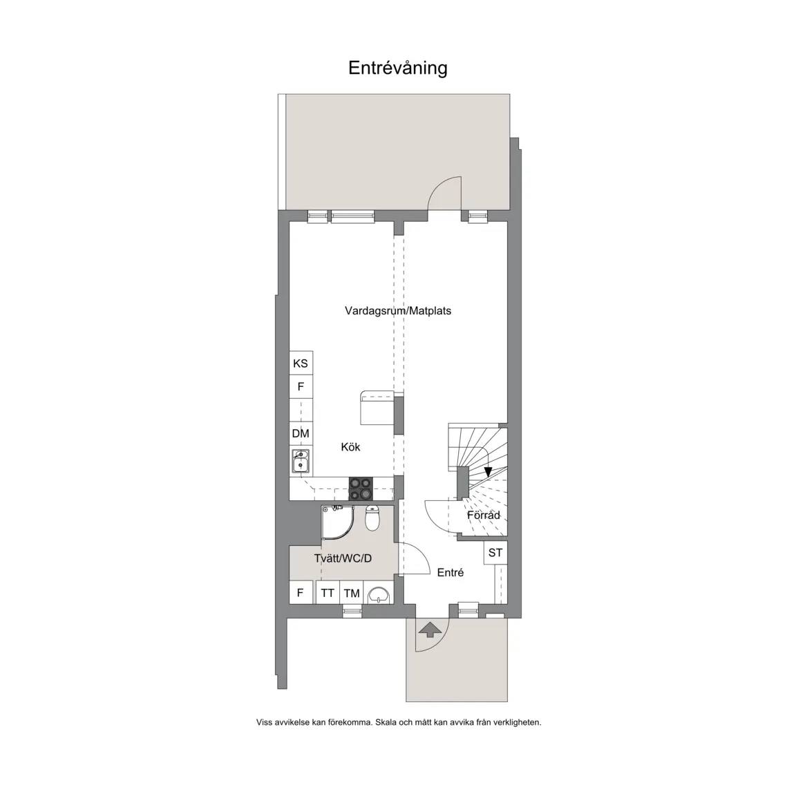 Floor plan for Pingstgatan 71