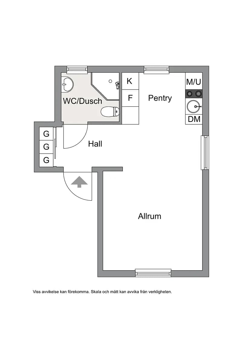 Floor plan for Duvbovägen 77B